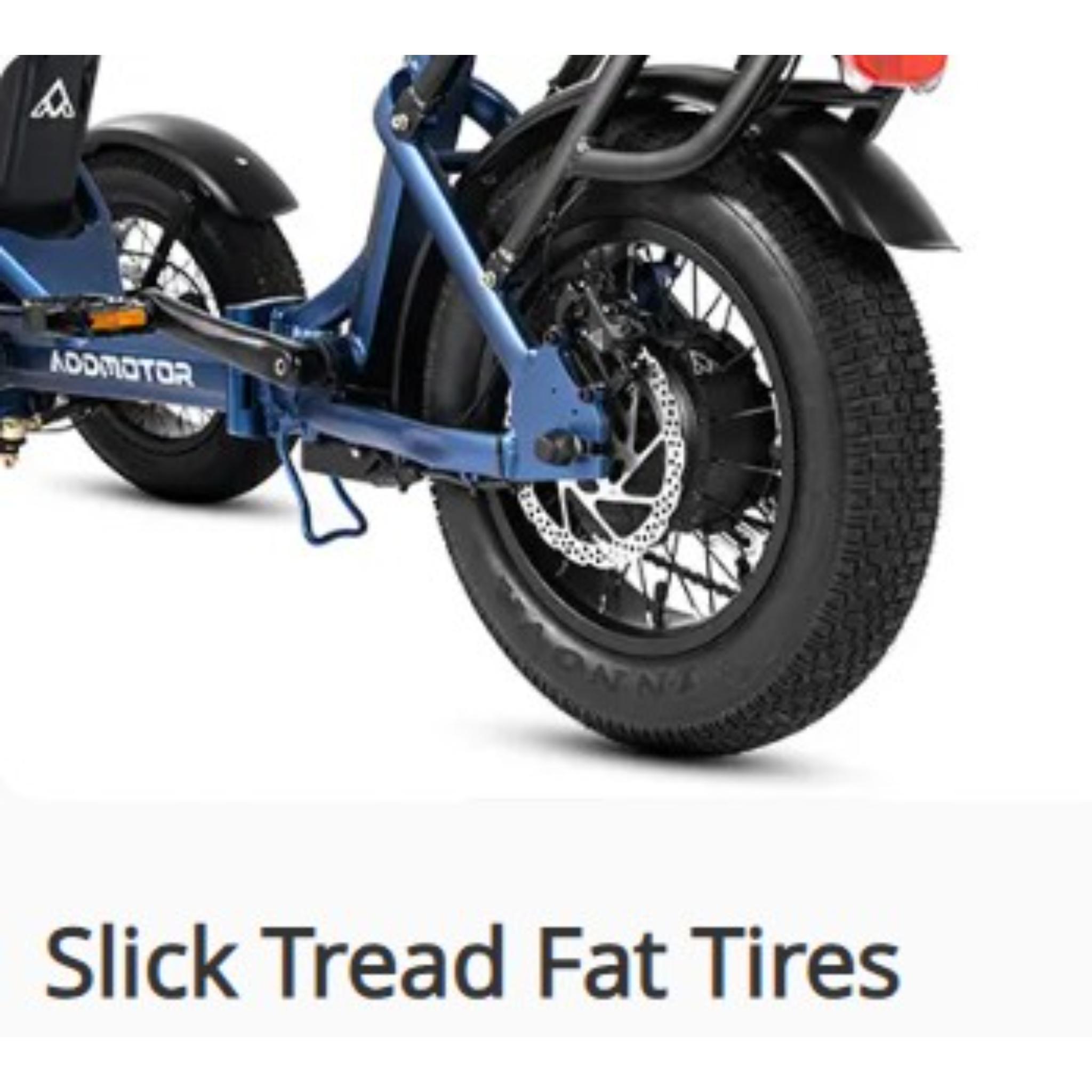 Addmotor SpytanX | Reverse Electric Trike | 750W 90-Mile Range