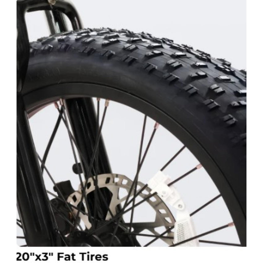 VanPowers CommuteMate – Compact Folding E-Bike with Fat Tires