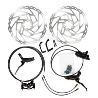 Eunorau TEKTRO 4-piston hydraulic brake set with 203mm rotors, full kit