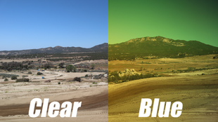 Blue Magnetic Infinity Lens