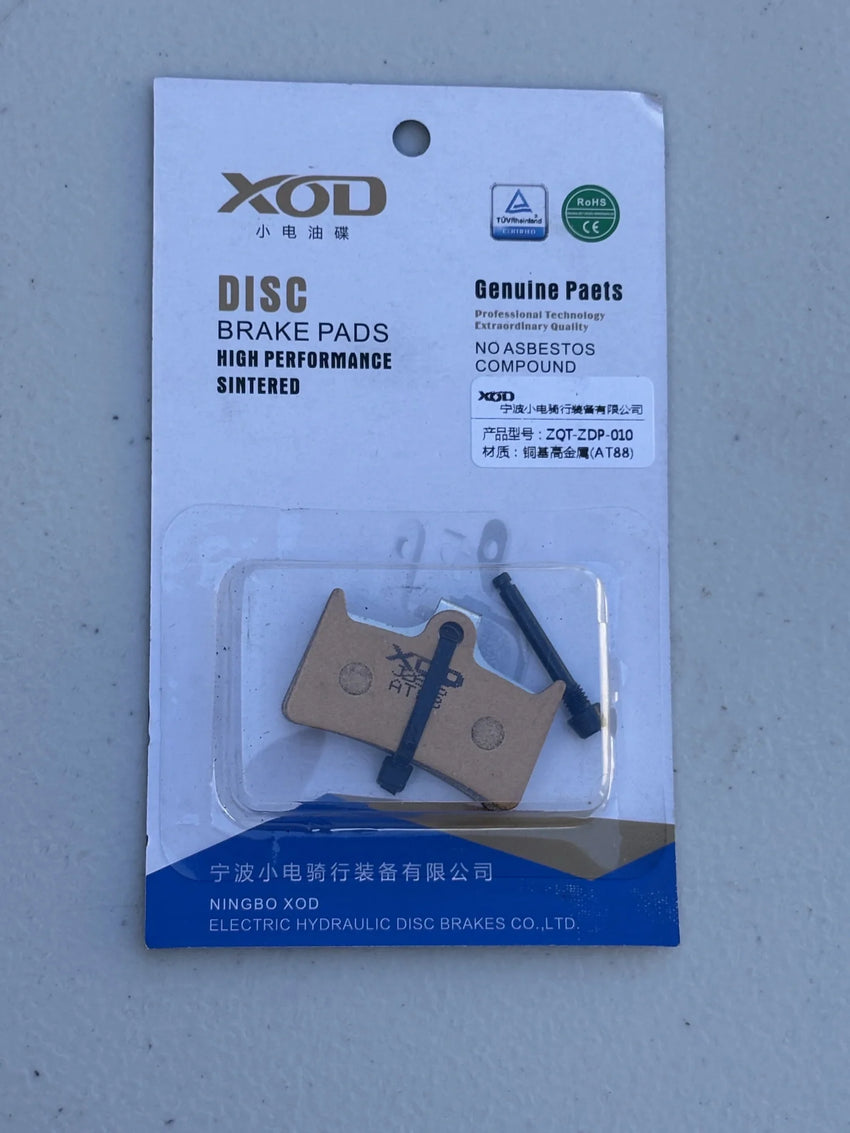 GhostCat Brake Pads Set, XOD disc brake pads in retail package