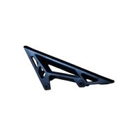 Freego Nova Series eBike Chain Guard, angled black chain guard bracket