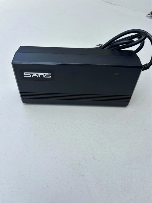 GhostCat Charger 52V F3 Series, black charger body, angled view