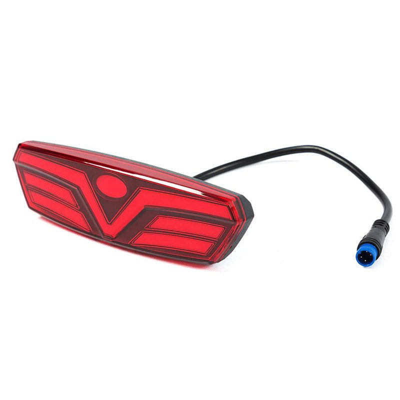 Freego Electric Bike Taillight, red LED arrow-style taillight with cable