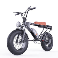 Freego DK200 fat tire e-bike, front left three-quarter view
