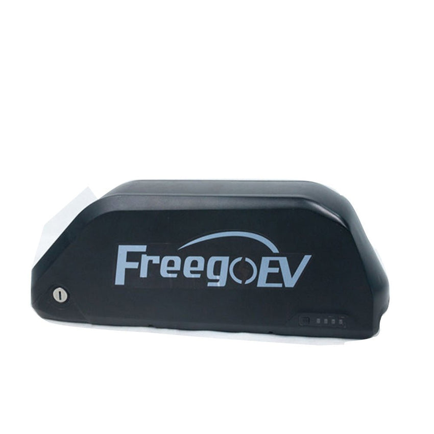Freego Lithium Battery for F Series, black FreegoEV pack, side view
