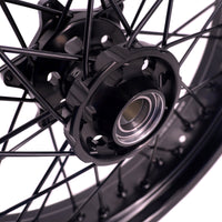 KKE 3.5*17'' & 4.25*17'' Supermoto Wheels Rims Fit STARK VARG MX EX Electric Dirt Bike All Black