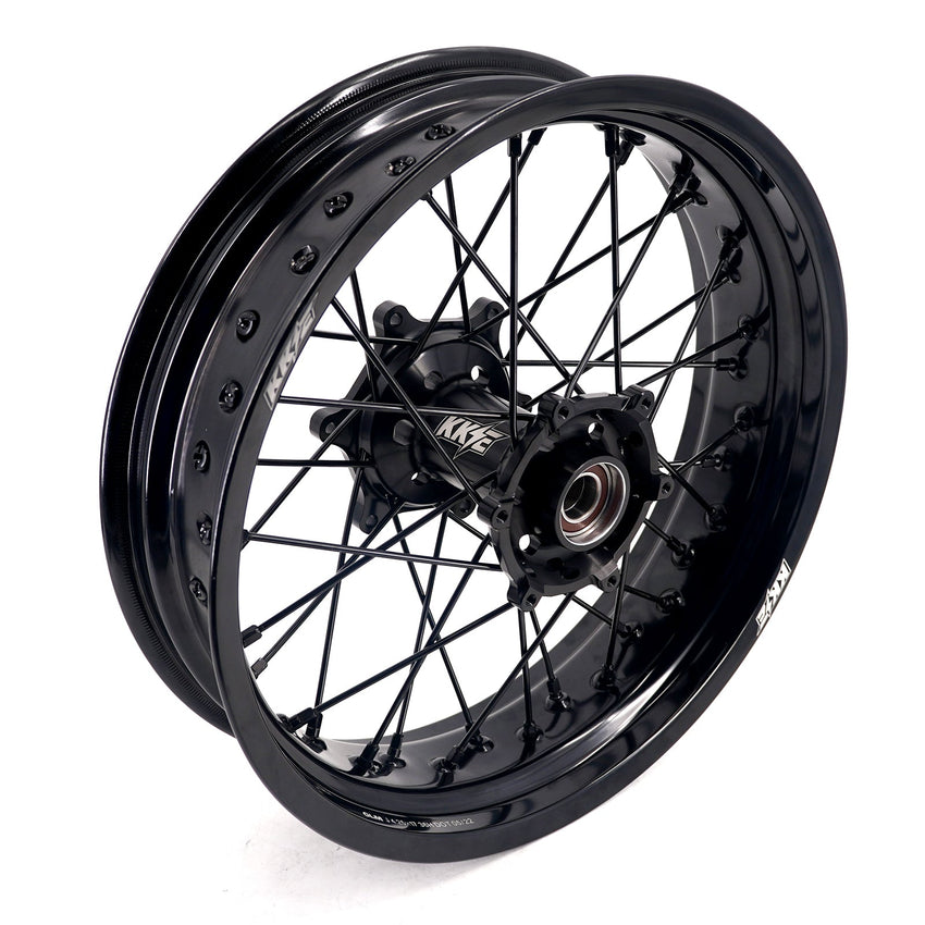 KKE 3.5*17'' & 4.25*17'' Supermoto Wheels Rims Fit STARK VARG MX EX Electric Dirt Bike All Black