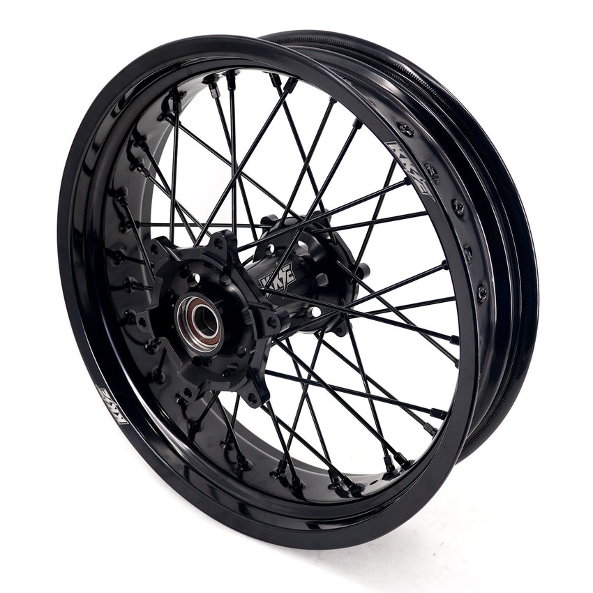 KKE 3.5*17'' & 4.25*17'' Supermoto Wheels Rims Fit STARK VARG MX EX Electric Dirt Bike All Black
