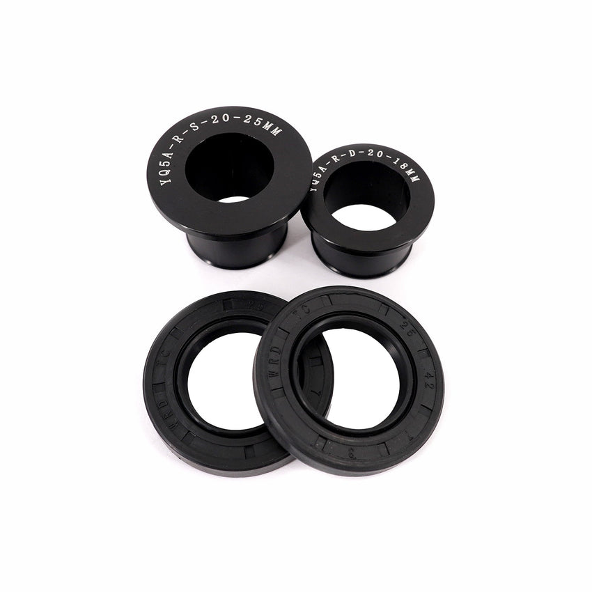 KKE Replacement Rear Billet Bushing Spacers Kit Fit Surron Ultra Bee 2023-2025 Black