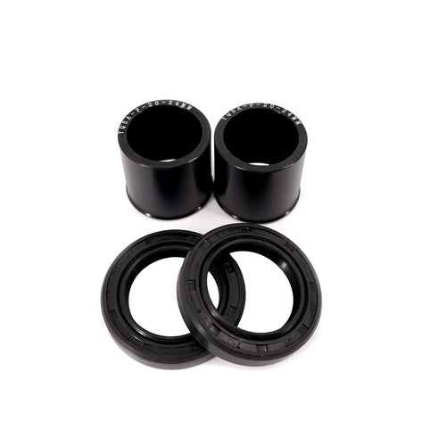 KKE Replacement Front Billet Bushing Spacers Kit Fit Surron Ultra Bee 2023-2025 Black
