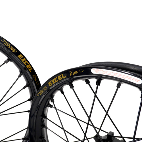 US Stock KKE 19" 16" Spoke Alloy Wheels Fit Talaria Sting MX3 / R MX4 Electric E-bike Black Takasago EXCEL Rims