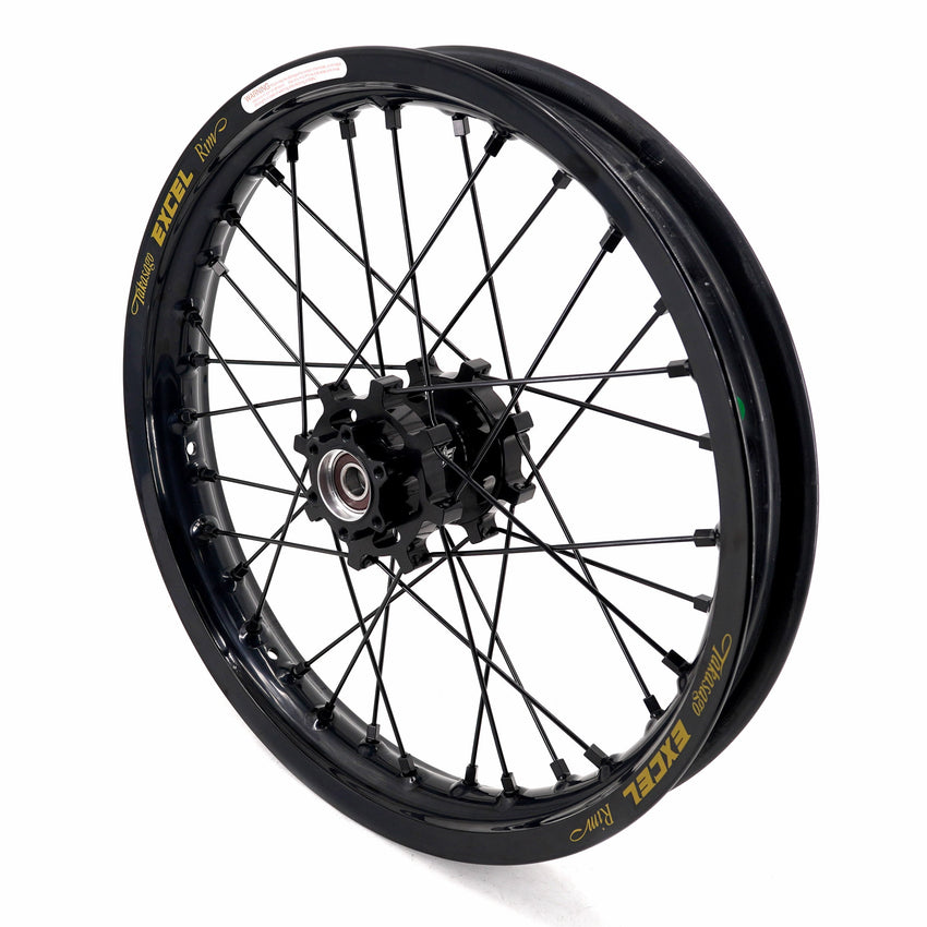 KKE 19" 16" Spoke Alloy Wheels Fit Talaria Sting MX3 / R MX4 Electric E-bike Black Takasago EXCEL Rims