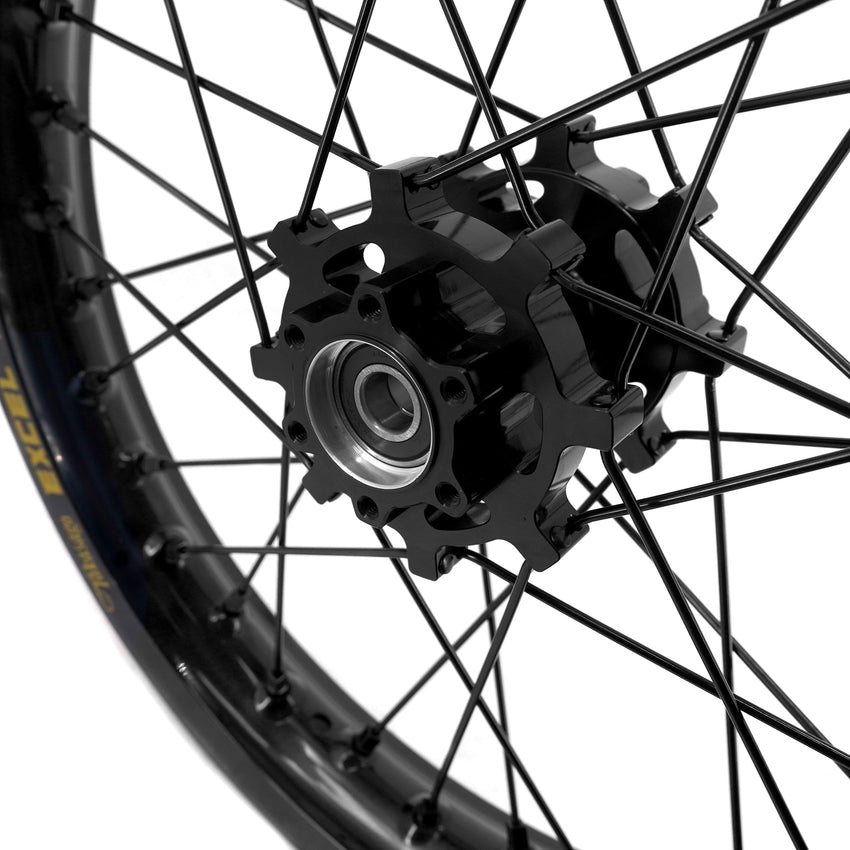 KKE 19" 16" Spoke Alloy Wheels Fit Talaria Sting MX3 / R MX4 Electric E-bike Black Takasago EXCEL Rims
