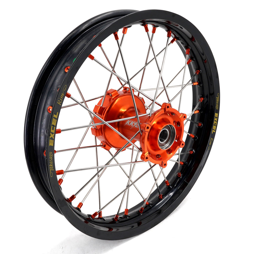 KKE 1.85-21" & 2.5-18" Motorcycle Tubed Spoke Wheels With Takasago EXCEL Rims Fit KTM790 Adventure R 2019-2022