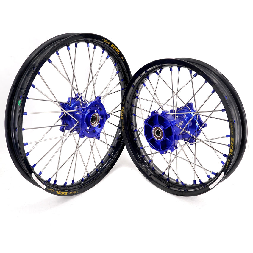 KKE 1.85*21 & 2.5*18 Motorcycle Tubed Spoke Wheels With Takasago EXCEL Rims Fit Yamaha Tenere 700 2019-2025