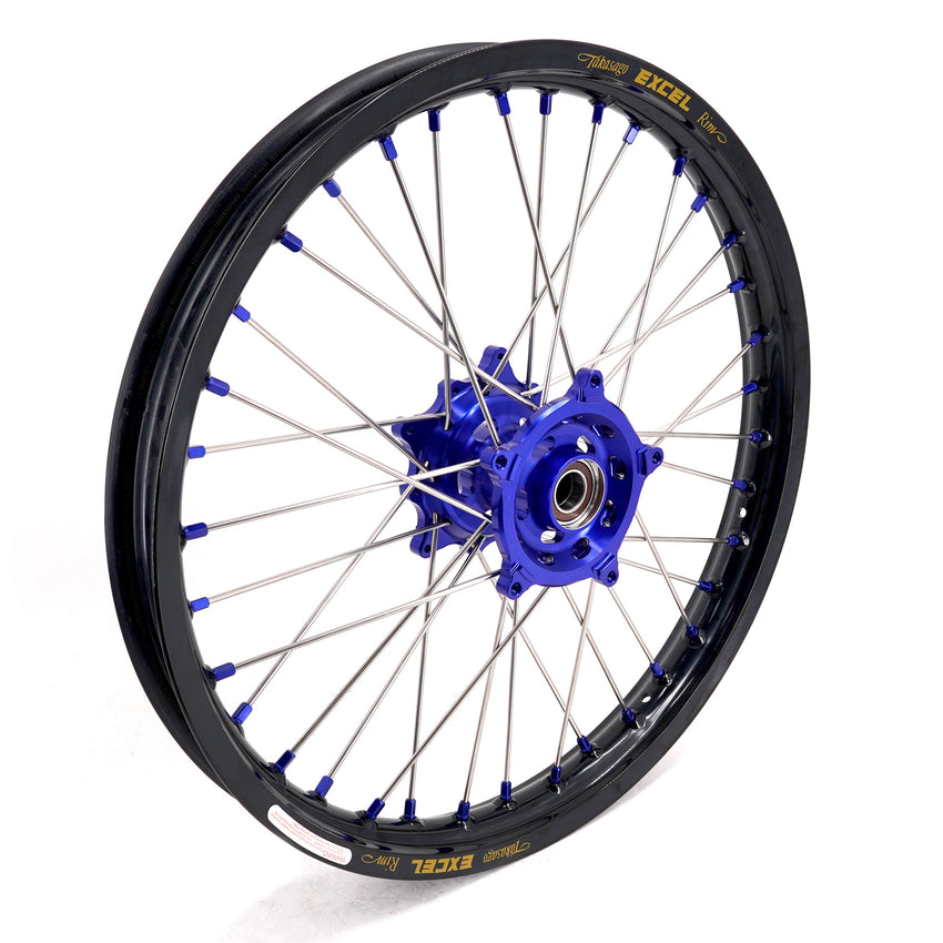 KKE 1.85*21 & 2.5*18 Motorcycle Tubed Spoke Wheels With Takasago EXCEL Rims Fit Yamaha Tenere 700 2019-2025