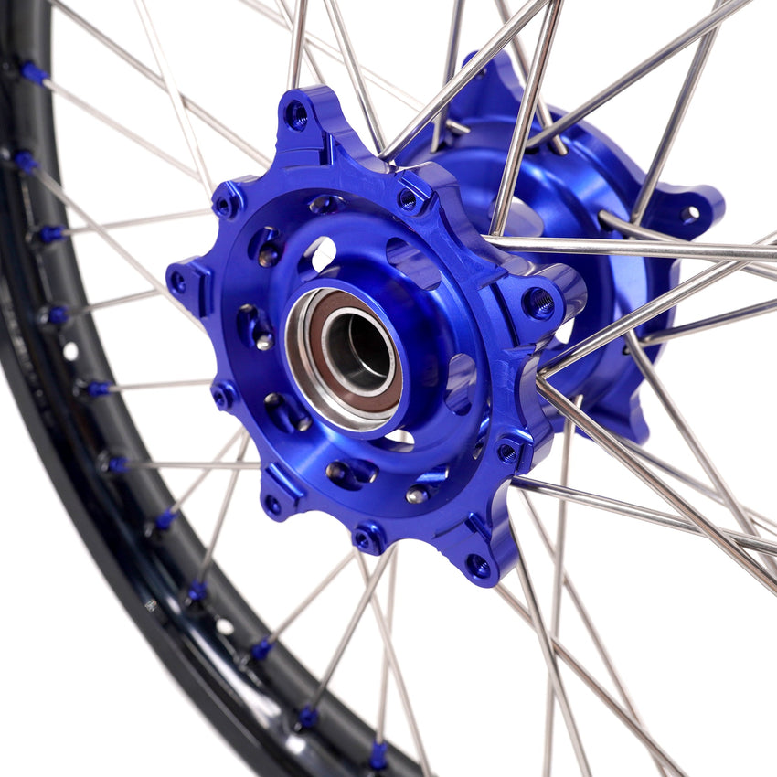 KKE 1.85*21 & 2.5*18 Motorcycle Tubed Spoke Wheels With Takasago EXCEL Rims Fit Yamaha Tenere 700 2019-2025