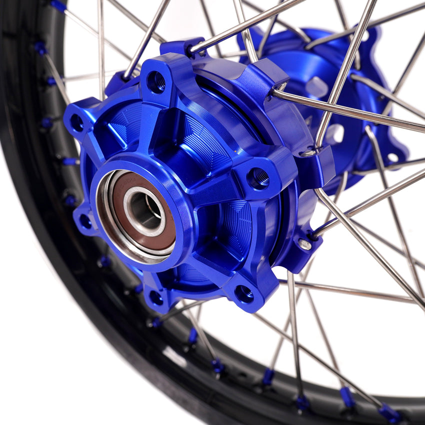 KKE 1.85*21 & 2.5*18 Motorcycle Tubed Spoke Wheels With Takasago EXCEL Rims Fit Yamaha Tenere 700 2019-2025