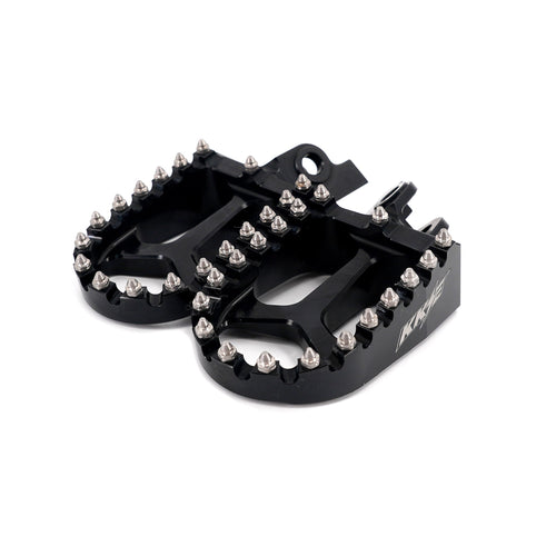 KKE Footpegs Billet Foot Rest For Rawrr Mantis, Mantis X, Red and Black (Collective)