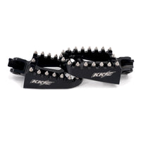 KKE Footpegs Billet Foot Rest For Rawrr Mantis, Mantis X, Red and Black