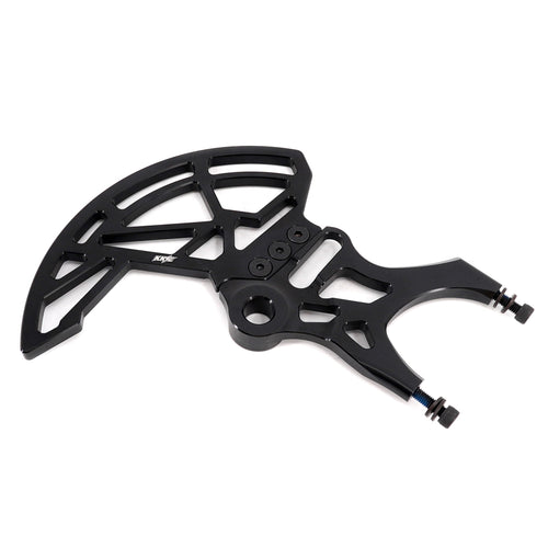 KKE Aluminum Rear Brake Disc Guard Fit Rawrr Mantis, Mantis X Red and Black (Collective)