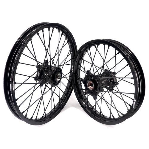 KKE Enduro 1.6*21" & 2.15*18" CNC Hub Electric Dirtbike Alloy Wheels Rims Fit STARK VARG MX EX All Black