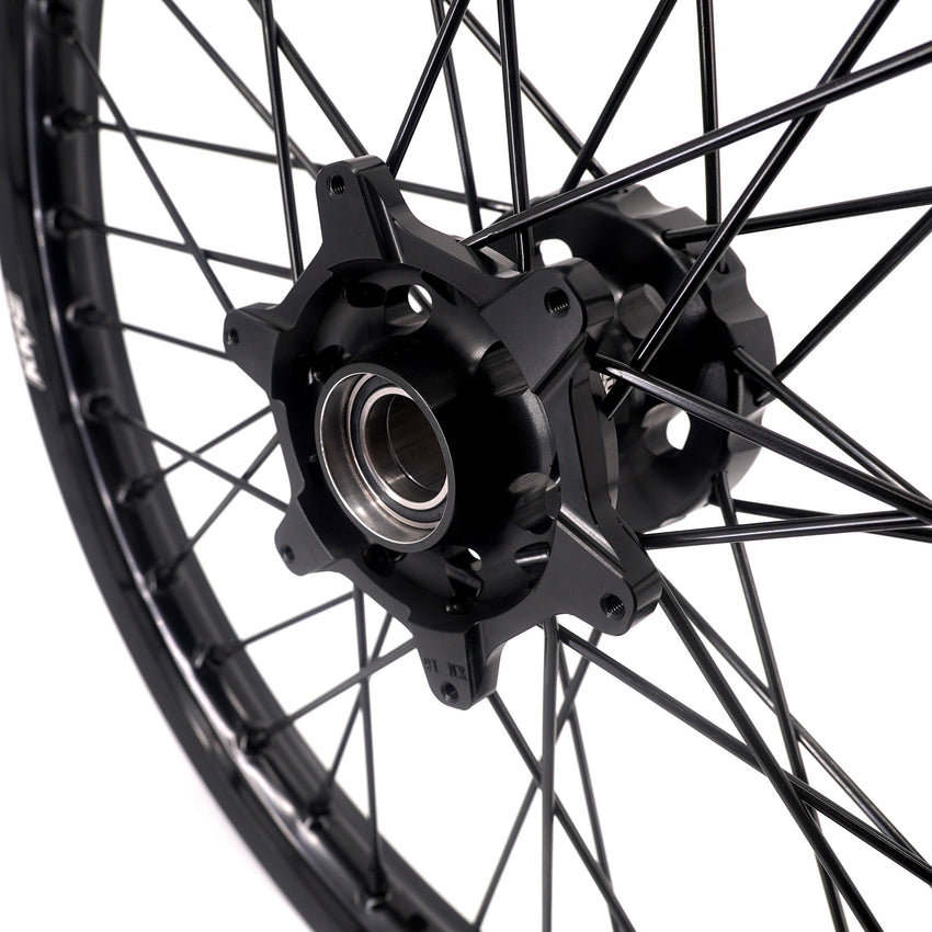 KKE Enduro 1.6*21" & 2.15*18" CNC Hub Electric Dirtbike Alloy Wheels Rims Fit STARK VARG All Black