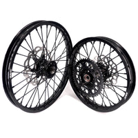 KKE Enduro 1.6*21" & 2.15*18" CNC Hub Electric Dirtbike Alloy Wheels Rims Fit STARK VARG All Black