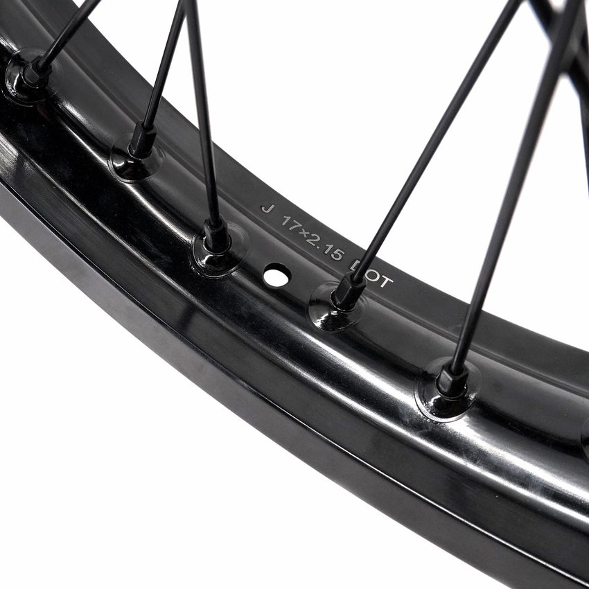 US Stock KKE 2.15*17 & 2.5*17 E-bike Wheels Rims Fit Talaria Sting MX3 / R MX4 / x3 (xXx) All Black