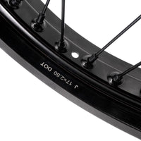 US Stock KKE 2.15*17 & 2.5*17 E-bike Wheels Rims Fit Talaria Sting MX3 / R MX4 / x3 (xXx) All Black