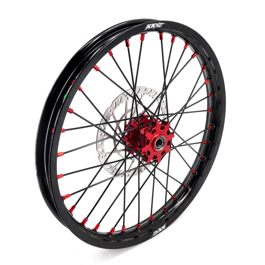 US Stock KKE 1.6*19" & 1.85*16" New Style E-bike Wheels Rim For SurRon Light Bee-X 2019-2025 Red Nipples