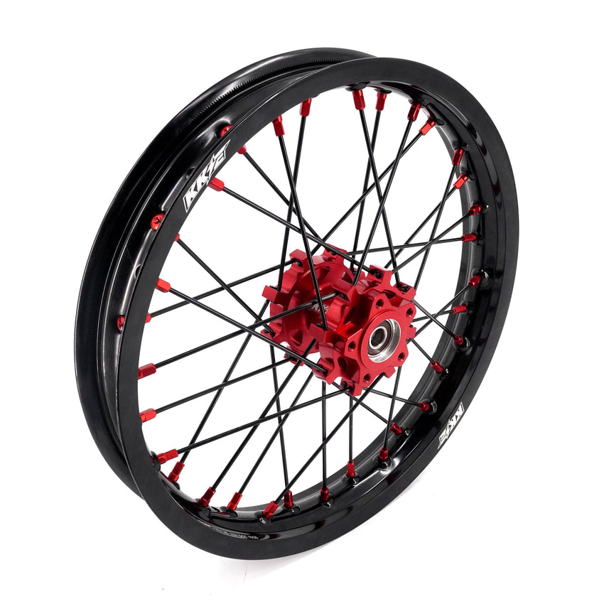 US Stock KKE 1.6*19" & 1.85*16" New Style E-bike Wheels Rim For SurRon Light Bee-X 2019-2025 Red Nipples