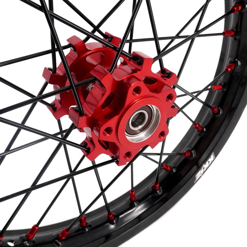 US Stock KKE 1.6*19" & 1.85*16" New Style E-bike Wheels Rim For SurRon Light Bee-X 2019-2025 Red Nipples
