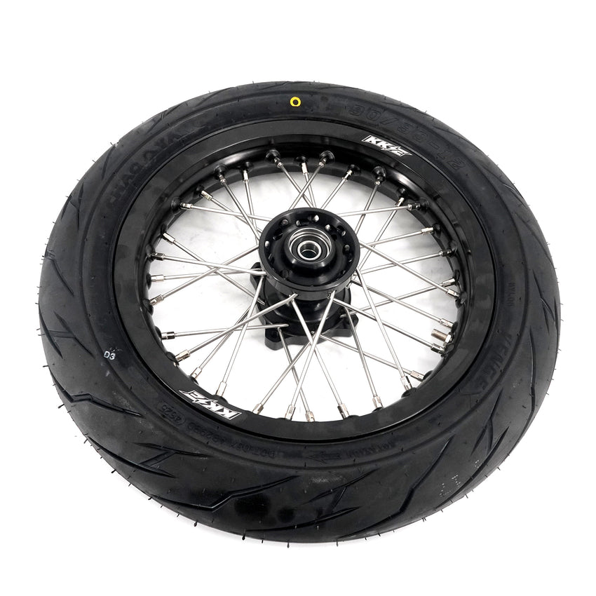 KKE 1.85*12’‘ & 2.15*12’‘ E-Bike Mini Wheels Kit with Tires Fit For Rawrr Mantis X 2024-2025 Black