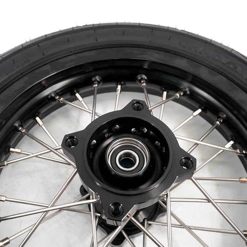 KKE 1.85*12’‘ & 2.15*12’‘ E-Bike Mini Wheels Kit with Tires Fit For Rawrr Mantis X 2024-2025 Black