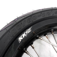 KKE 1.85*12’‘ & 2.15*12’‘ E-Bike Mini Wheels Kit with Tires Fit For Rawrr Mantis X 2024-2025 Black