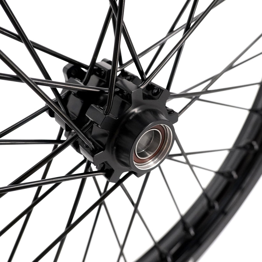 US Stock KKE 1.6*19" & 1.85*16" E-Moto Wheels Rims Fit E-Ride PRO-SS 3.0/ E-Ride PRO SR Black