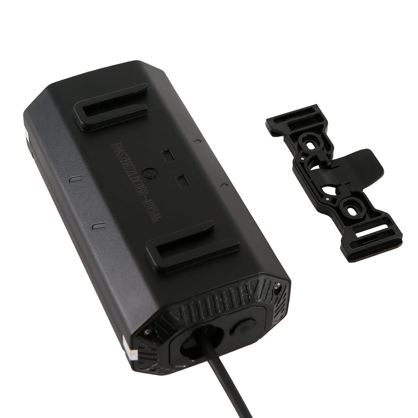 Eunorau 5Ah battery and bracket from below