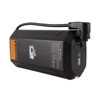 Eunorau 5Ah battery side view with output cable