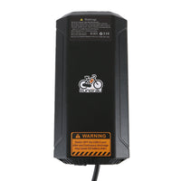 Eunorau 5Ah battery top view with warning label
