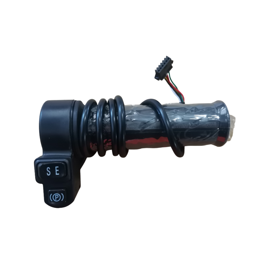 Freego Electric Bike Twist Throttle Grip with S/E mode switch and wiring
