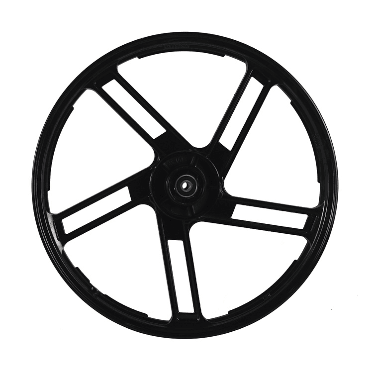 HappyRun e-bike front hub wheel with five-spoke mag rim