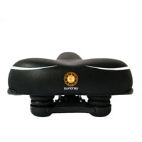 Eunorau C8 Comfort Saddle: C8 saddle rear view with springs