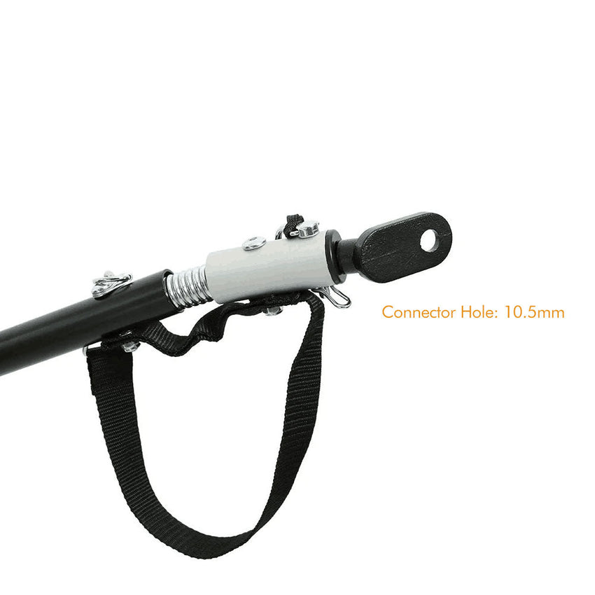 Hunting trailer hitch with 10.5mm connector hole