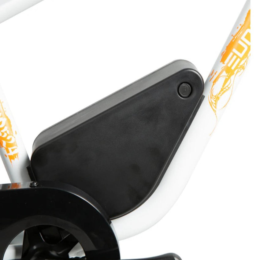 Eunorau EKids 24 kids electric bike front fork and brake close-up – safety-first design