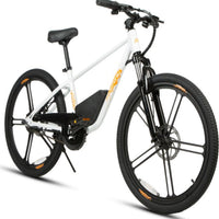 Eunorau EKids 24 youth electric bike three-quarter view – Class I e-bike for kids at BHive Moto Shop Utah
