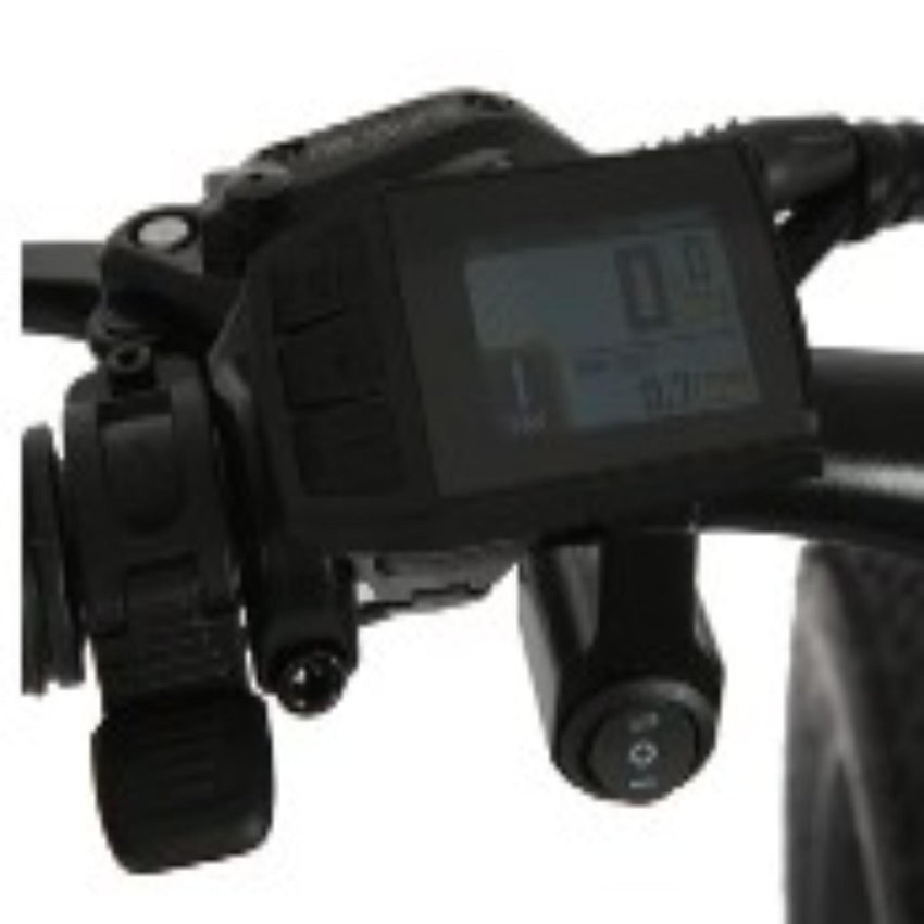 Eunorau FAT AWD 26x4 all-wheel drive ebike frame and integrated battery view