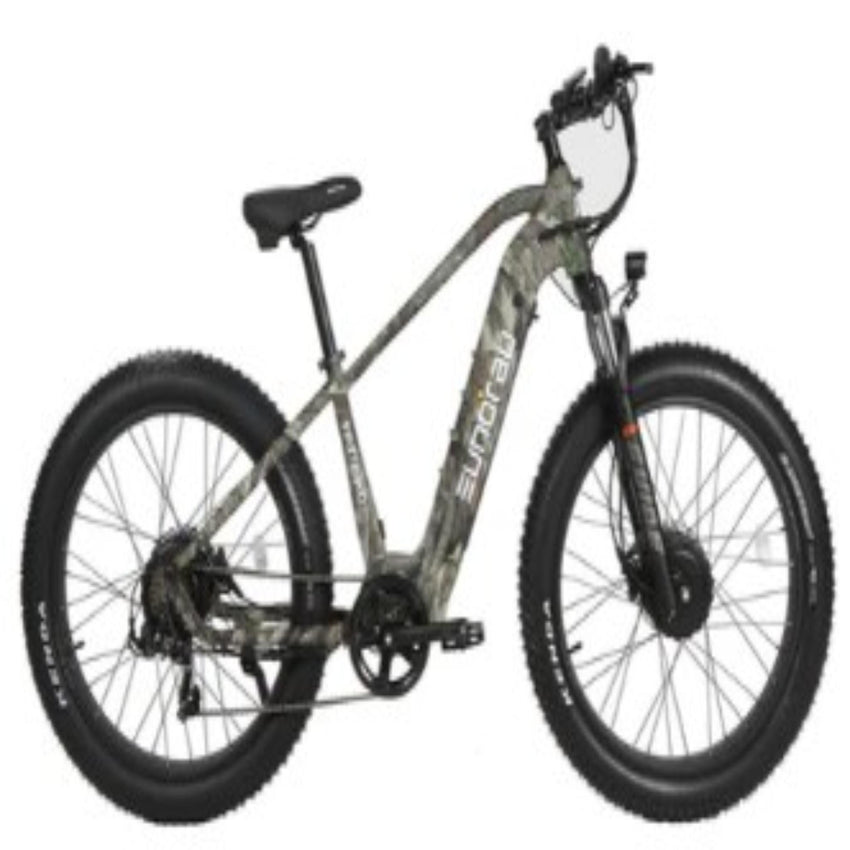 3_fc7622f9...6c.jpg	Eunorau FAT AWD all-wheel drive electric bike three-quarter rear view showing dual motor setup