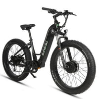 Eunorau FAT AWD dual motor fat tire electric bike side detail shot – all-wheel drive ebike Utah